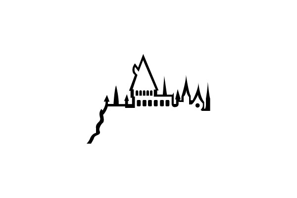 Castle by a Waterfall