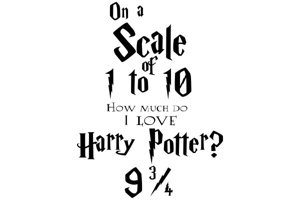 Harry Potter's Scale of 1 to 10: How Much Do I Love You?