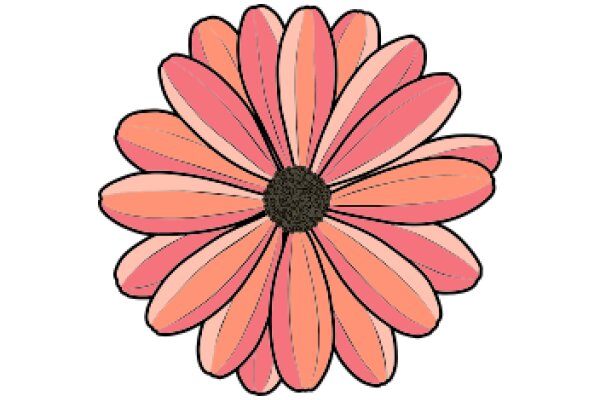 Vibrant Flower Illustration: A Colorful Display of Nature's Beauty