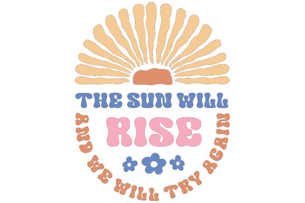 Rise Again: Encouraging Boho-Style Flower Quote Art