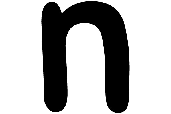 Black Cursive Letter 