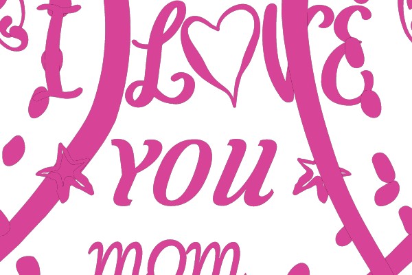 Affectionate Heart for Mom