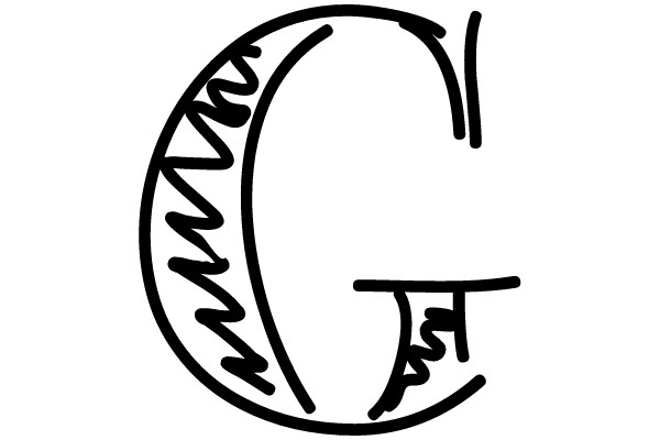 Circular Drawing with Abstract Elements