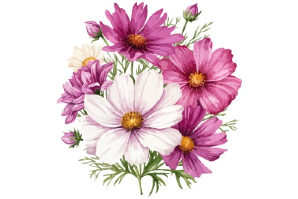 Vibrant Flower Bouquet: A Celebration of Nature's Palette