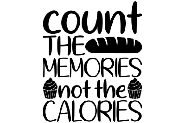 Count the Memories, Not the Calories: A Playful Reminder to Enjoy Life's Simple Pleasures