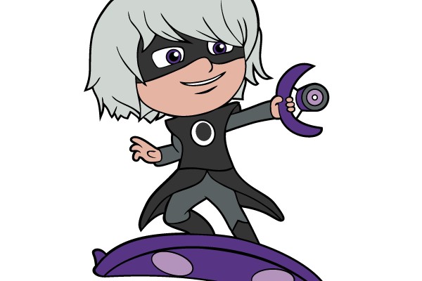 Chibi Superhero in Action: The Dynamic Duo