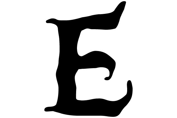 Bold Black Letter E