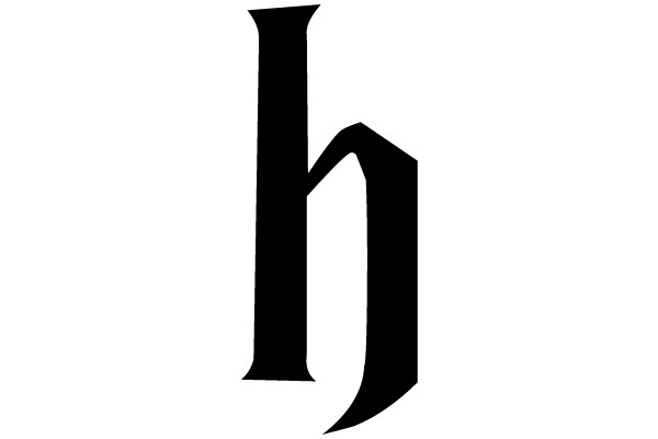 Black Letter 'h'
