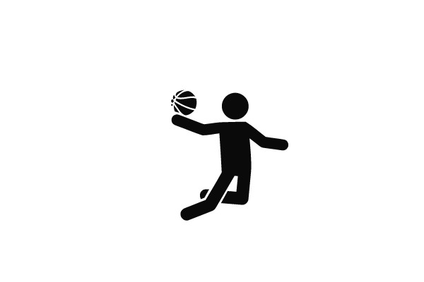 Basketball Icon in Action