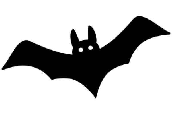 A Silhouette of a Bat with a Friendly Expression