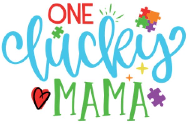 One Clicky Mama: A Playful and Colorful Logo for a Children's Book or App