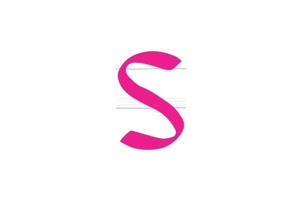 Bold Pink Letter S