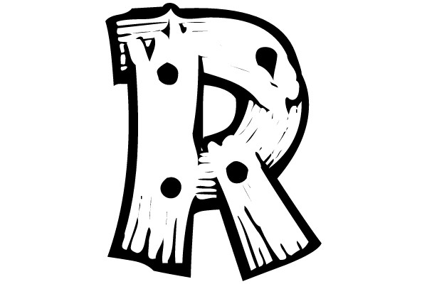 Abstract Letter R