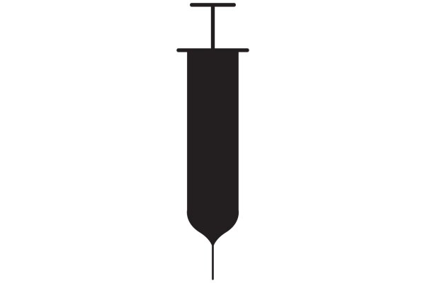 Simplistic Icon of a Syringe