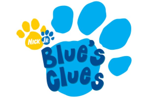 Nick Jr.'s Blue Glues: A Playful Logo for a Children's Book Series