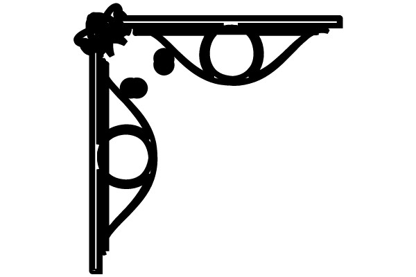 Ornamental Vintage Frame with Flourish Design