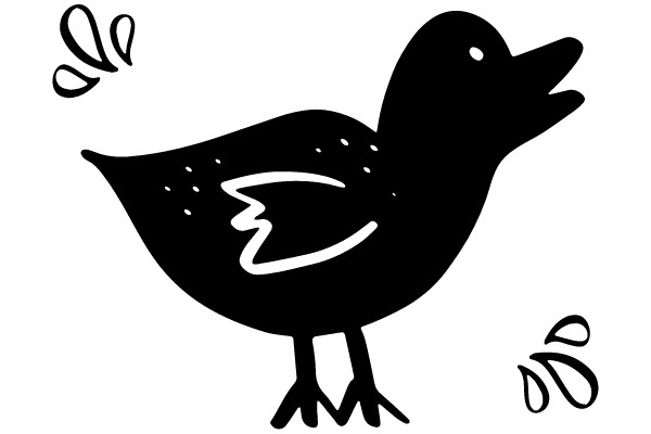 Whimsical Bird Clip Art