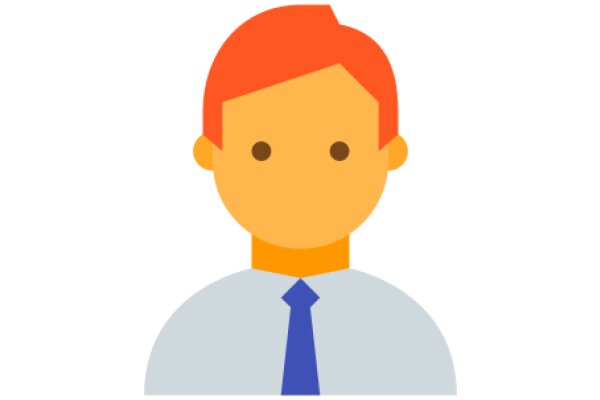 Digital Art: A Pixelated Portrait of a Person with Red Hair and a Blue Shirt