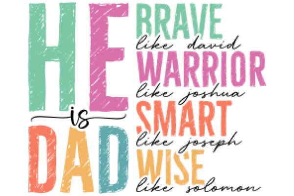 Celebrating Fatherhood: A Colorful Tribute to the Brave, Wise, and Smart Dads