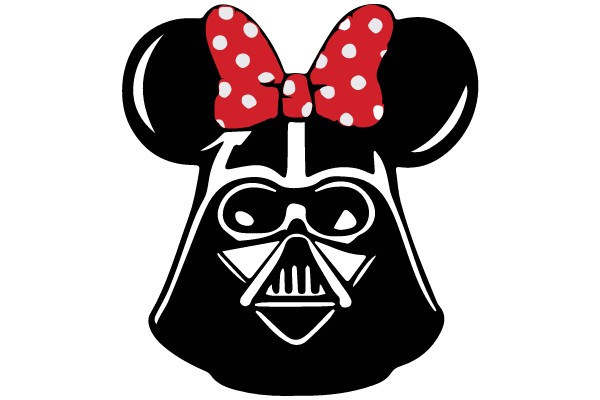 Star Wars Meets Disney: The Iconic Darth Vader Meets Minnie Mouse.