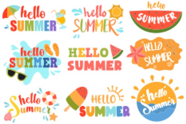 Seasonal Greetings: A Collection of Summer-Themed Words and Phrases