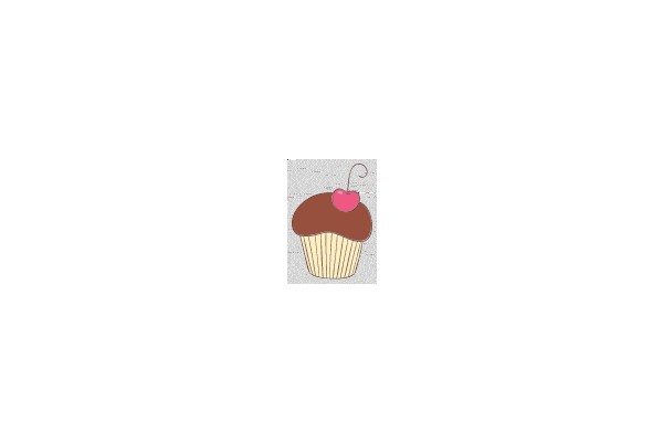 Chocolate Cupcake with Cherry Topping