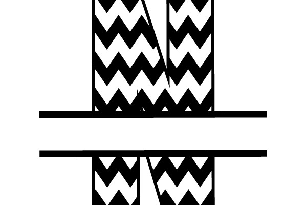 Chevron Patterned Vertical Rectangles