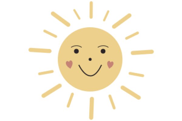 A Smiling Sun Emoji with Heart Eyes