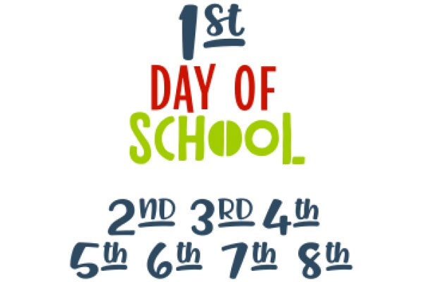 Celebrating the First Day of School with a Countdown to the 3rd Grade!