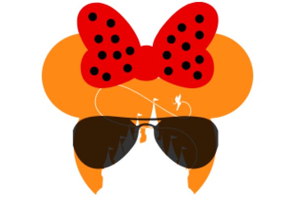 Vivid Illustration of a Ladybug and Sunglasses