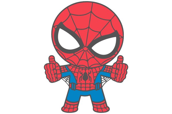 Chibi Style Spider-Man Thumbs Up