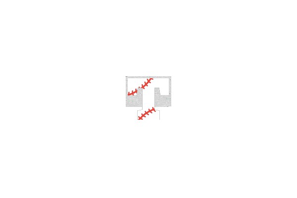Red Stitched White 