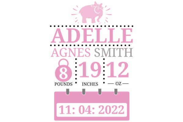 Adele Agnes Smith's 2022 Calendar: A Year of Celebration and Achievement
