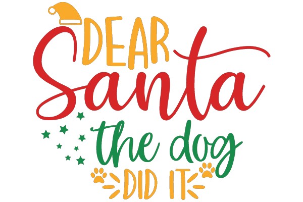Dear Santa, The Dog Did It