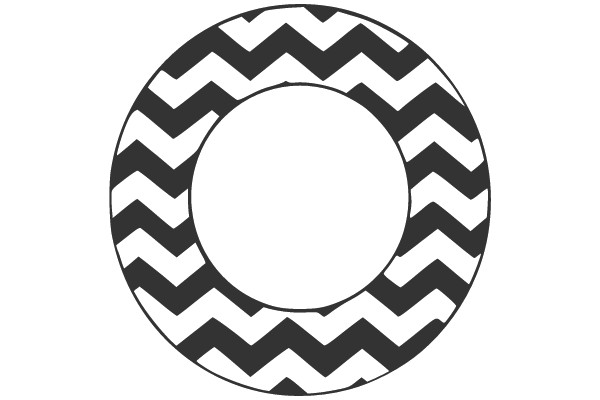 Circular Pattern with Chevron Design