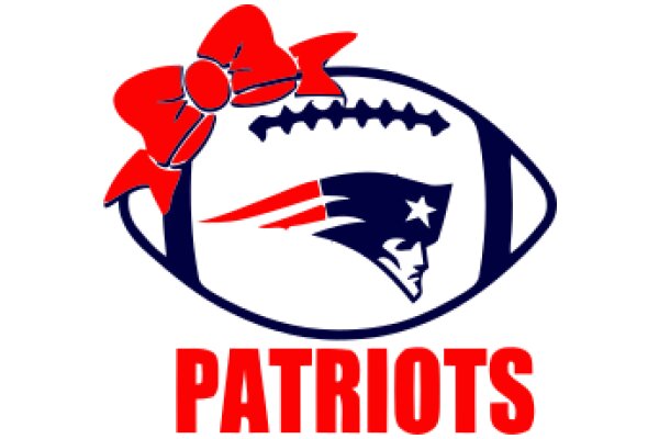 Patriots Football Fan's Bow and Logo