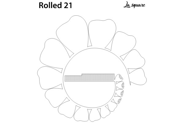 Floral Rolling Template