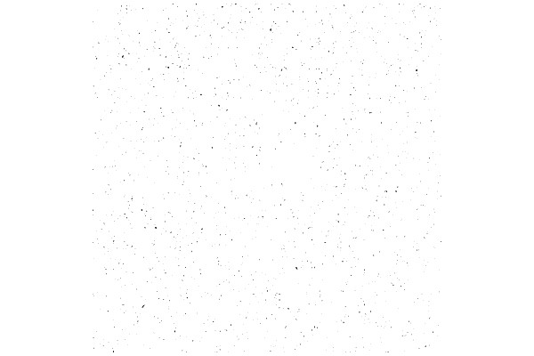 Abstract Black Speckles on White Background