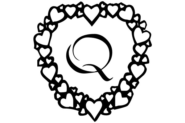 Hearts and the Letter Q