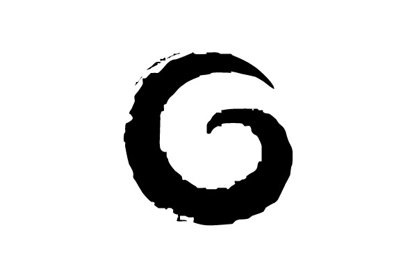Spiral Monogram 'G'
