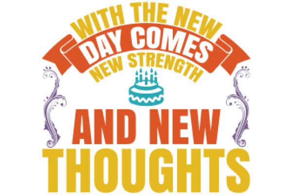 Celebrating New Beginnings: A Graphic Design for a Birthday Card