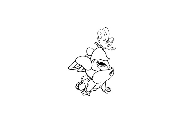 Chic Butterfly and Pigeon