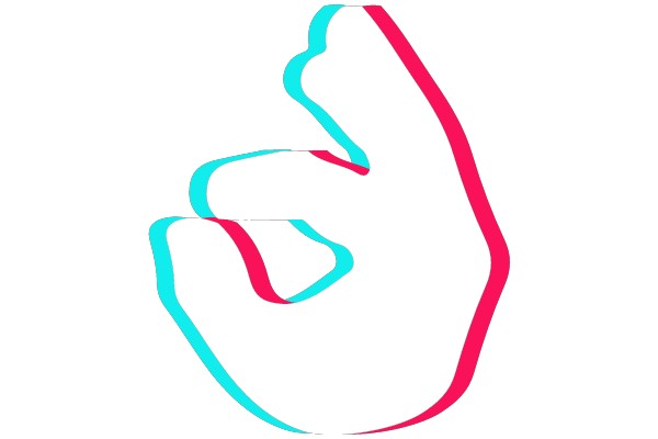 Vivid Abstract Art: A Colorful Interpretation of a Hand