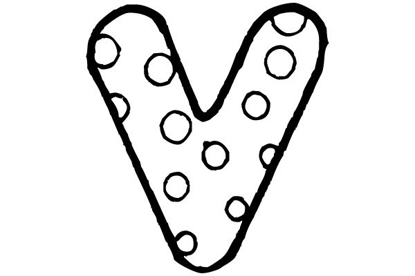 Polka-Dot Heart Shape