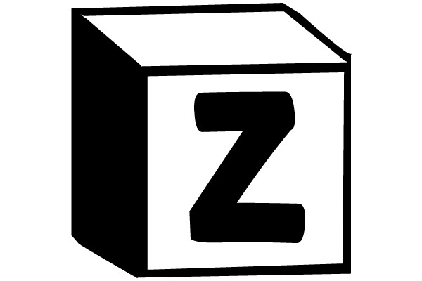 Block with the Letter Z