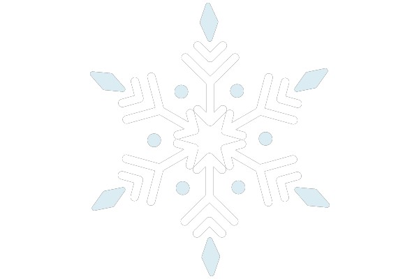 Delicate and Elegant Snowflake Design from the Xmas Pack 2 Collection