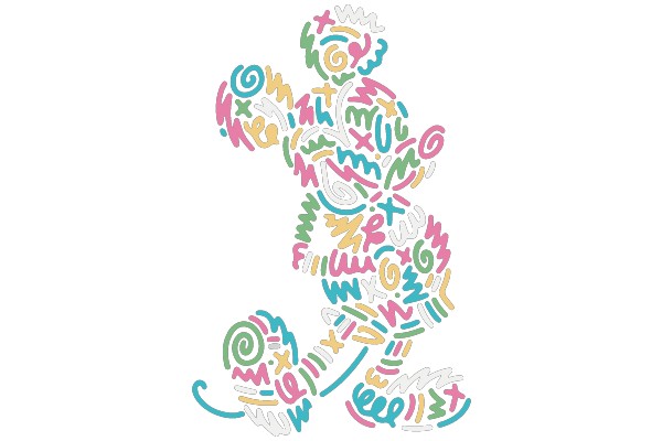 Colorful, Abstract Human Form