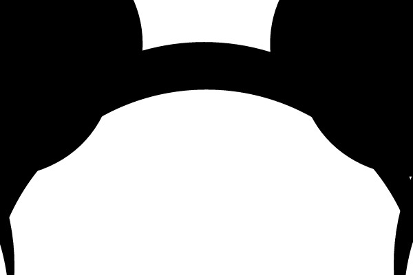 Mickey Mouse Ears Silhouette