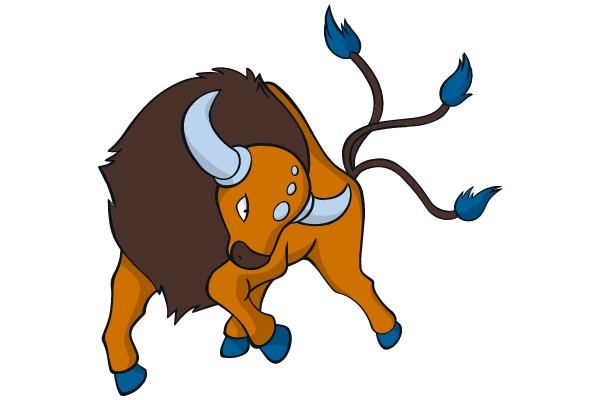 Bull with Antlers