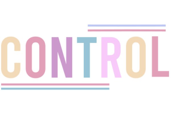 Colorful Typography: A Visual Exploration of the Word 'CONTROL'